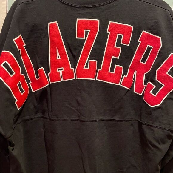 Fanatics Trail Blazers Long Sleeved Fan Jersey M - Picture 6 of 11